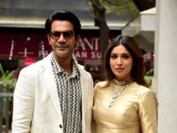 Photos: Rajkummar Rao, Bhumi Pednekar snapped at the promotions of their film Bheed in T-Series office
