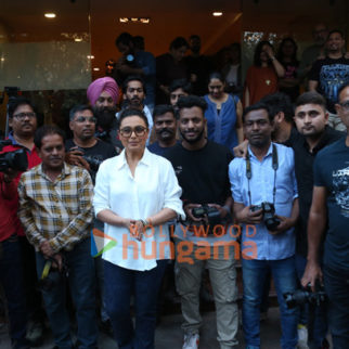 Photos: Rani Mukerji celebrates her birthday with media