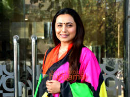 Photos: Rani Mukherji snapped at Mrs. Chatterjee vs Norway promotions in Juhu