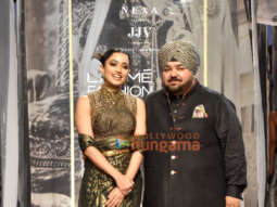 Photos: Rashmika Mandanna walks the ramp for designer J J Valaya at Lakme Fashion Week 2023 – Day 3