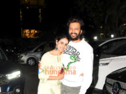 Photos: Riteish Deshmukh and Genelia D’Souza snapped at Sohail Khan’s residence in Bandra