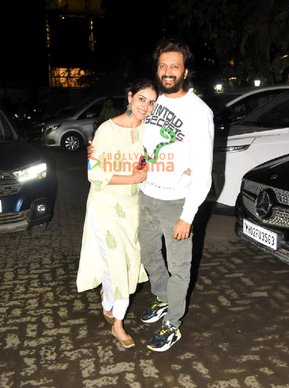 Photos: Riteish Deshmukh and Genelia D’Souza snapped at Sohail Khan’s residence in Bandra | Parties & Events