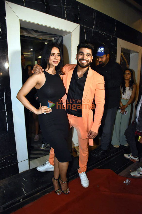 Photos Sajid Khan, Anjali Arora, Sumbul Touqeer Khan and others spotted at Shiv Thakare’s party at Red Carpet, Bandra (9)