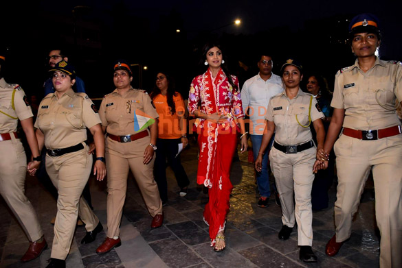 photos shilpa shetty and sonali kulkarni snapped with the nirbhaya squad women officers on womens day 1