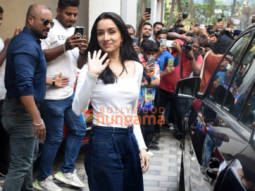 Photos: Shraddha Kapoor snapped outside T-Series office for Tu Jhoothi Main Makkaar promotions in Andheri
