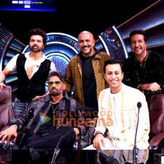 Photos: Suniel Shetty, Himesh Reshammiya and others snapped on the sets of Indian Idol for Disco Dancer - The Musical promotions
