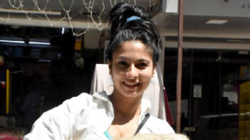 Photos: Tanisha Mukerji snapped outside a pet clinic in Bandra