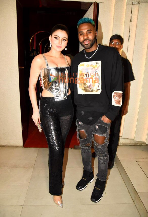 Photos: Urvashi Rautela and Jason Derulo snapped in Bandra Photos: Urvashi Rautela and Jason Derulo snapped in Bandra