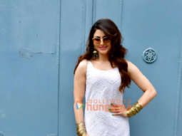 Photos: Urvashi Rautela and Soundarya Sharma snapped at a Holi party in Juhu