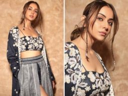 Rakul Preet maintained her flair while walking the Lakme Fashion Week runway for Shruti Sancheti