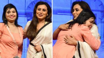Rani Mukerji turns emotional after meeting Sagarika Bhattacharya at the Mrs. Chatterjee vs Norway event
