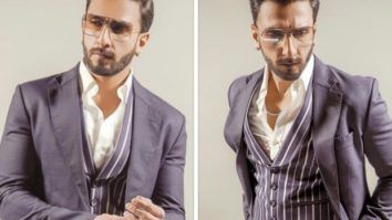 Ranveer Singh knocks it out of the park in grey pant-suit with pinstriped waist coat
