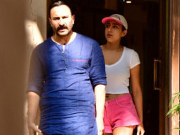 Saif Ali Khan and Sara Ali Khan get snapped together