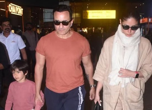 Saif Ali Khan obliges fan with selfies at Mumbai airport as he returns with Kareena Kapoor, Taimur, Jeh; Watch : Bollywood News