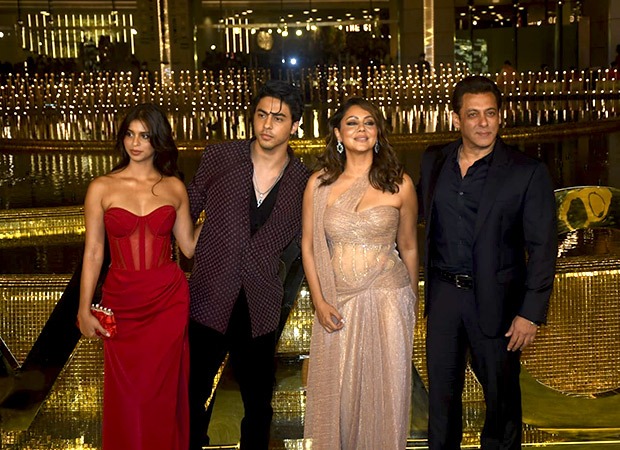 Watch: Salman Khan posing with Shah Rukh Khan’s family at Nita Mukesh Ambani Cultural Centre opening