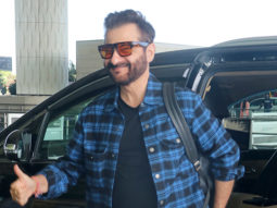 Sanjay Kapoor looks dapper in chequered shirt at the airport