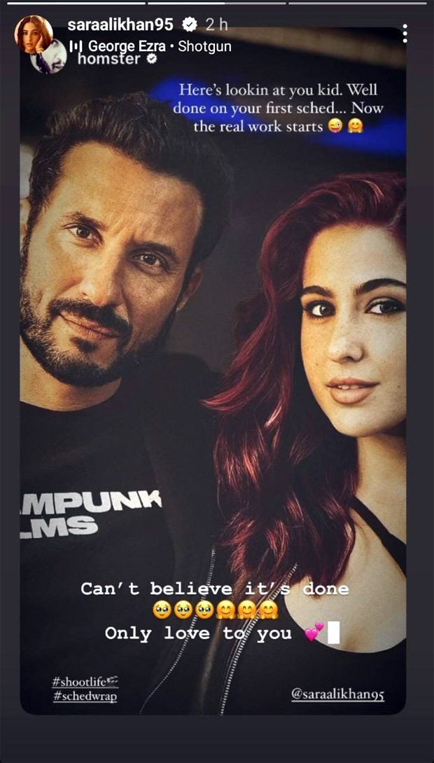 It's a wrap! Sara Ali Khan concludes first schedule of Murder Mubarak; director Homi Adajania says, "Well done"