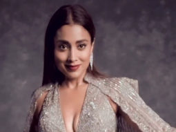 Shriya Saran dazzles in her diamond embroidered outfit