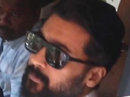 South actor Suriya gets clicked by paps in white traditional outfit