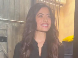 The cute and bubbly Rashmika Mandanna poses for paps
