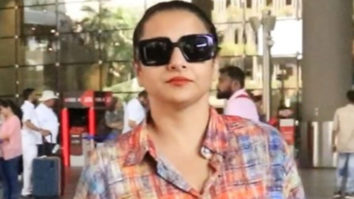 Vidya Balan smiles for paps as she gets clicked at the airport
