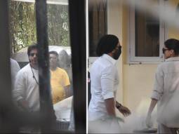 Shah Rukh Khan, Deepika Padukone, Ranveer Singh, Hrithik Roshan, and others arrive at Chopra residence to offer their condolences