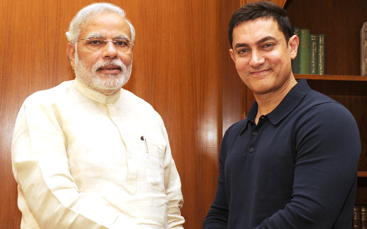 Aamir Khan and Raveena Tandon to attend Prime Minister Narendra Modi’s radio talk show Mann Ki Baat 100 conclave 