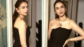 Aditi Rao Hydari in her sleek little black dress makes us look forward to the weekend