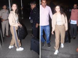Alia Bhatt is all smiles at the airport as she heads to the US for MET Gala 2023 debut, see pics