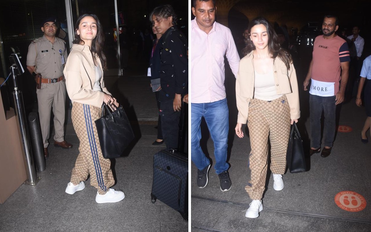 Alia Bhatt is all smiles at the airport as she heads to the US for MET ...