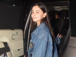Alia Bhatt poses for paps at the airport