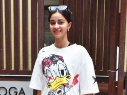 Ananya Panday looks as cute as a button as she smiles for paps