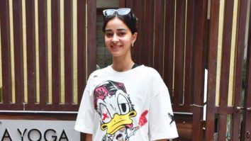 Ananya Panday looks as cute as a button as she smiles for paps