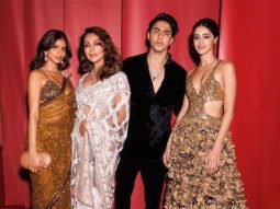 Ananya Panday poses with Shah Rukh Khan’s family including Aryan Khan and Suhana Khan