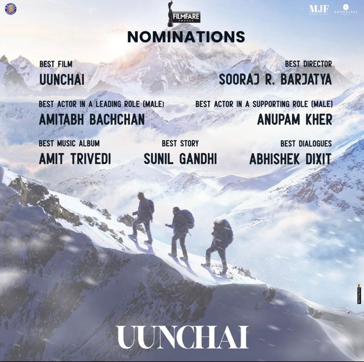 EXCLUSIVE: Mahaveer Jain ECSTATIC as Uunchai receives 7 nominations at Filmfare Awards; speaks highly of lead actor Amitabh Bachchan: “He is a paragon of passion and an INSPIRATION for all of India. He TRULY is the BIGGEST hero in all senses”