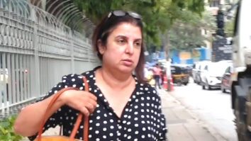 Farah Khan gets papped at the Kokilaben hospital