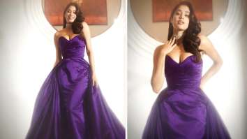Filmfare Awards 2023: Janhvi Kapoor spellbinds in strapless majestic purple gown by Gauri & Nainika