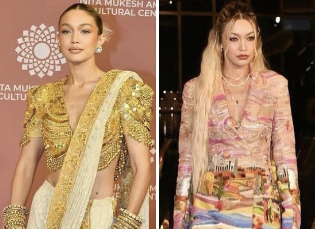 Gigi Hadid continues to prove that she’s a master of style as she dons stunning chikankari saree for NMACC opening ceremony : Bollywood News