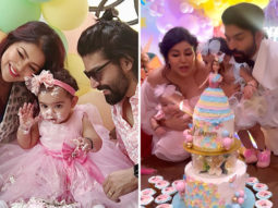 Gurmeet Choudhary and Debina Bonnerjee celebrate their first born Lianna’s first birthday; watch