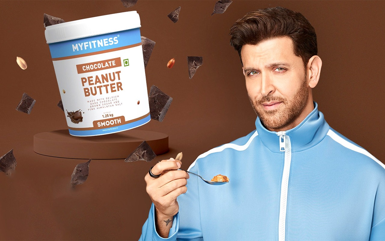 Hrithik Roshan announced as the first brand ambassador of peanut butter brand Myfitness