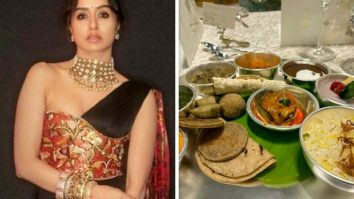 Shraddha Kapoor dons Paithani by Manish Malhotra; gives glimpses of scrumptious food at NMACC gala