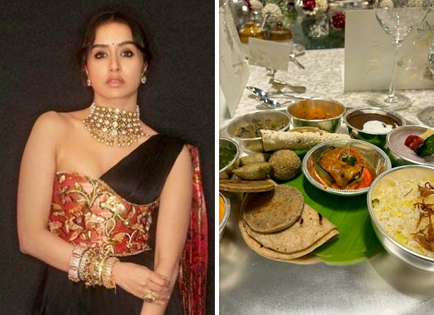 Shraddha Kapoor dons Paithani by Manish Malhotra; gives glimpses of scrumptious food at NMACC gala