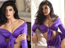 Jacqueline Fernandez brings a much-needed splash of colour to her summer days in a vibrant purple co-ords