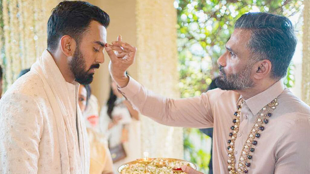 Suniel Shetty has a special birthday post for son-in-law KL Rahul; see unseen picture