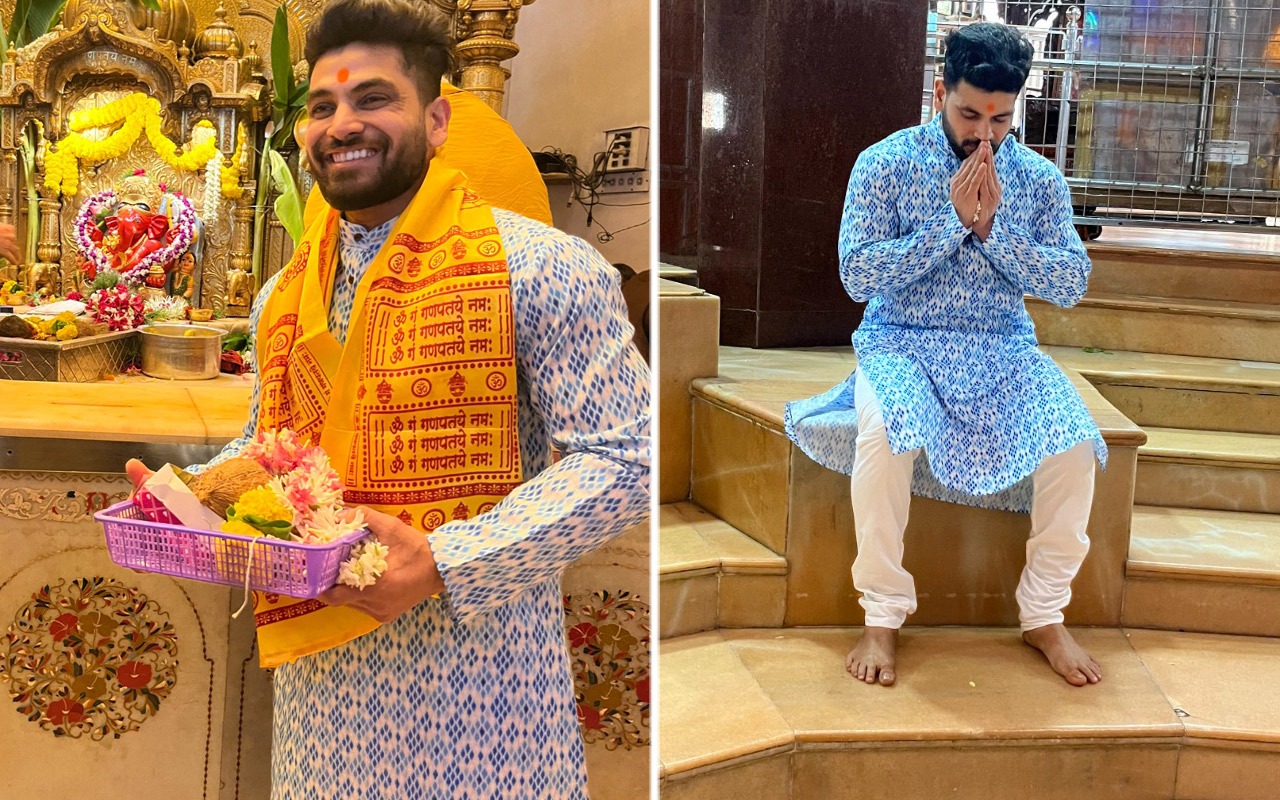 Khatron Ke Khiladi 13 contestant Shiv Thakare seeks blessings from Siddhivinayak; expresses gratitude towards being a part of the show