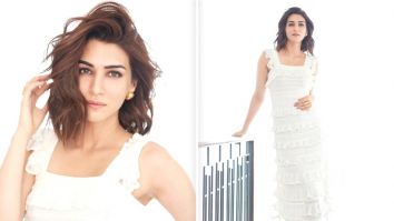 Kriti Sanon in a white frill midi dress worth Rs. 68,000 is radiating summer vibes