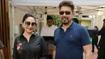 Madhuri Dixit & Shriram Nene look super stylish as they get papped in the city