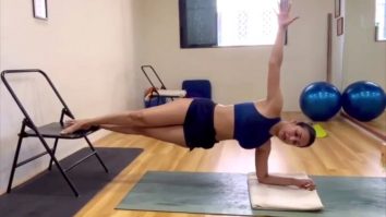 Malaika Arora’s nails this plank exercise!