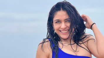 Mrunal Thakur raises temperature as she dons blue bikini at beach; see pictures