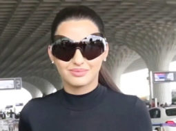 Nora Fatehi nails her airport look in this all black outfit
